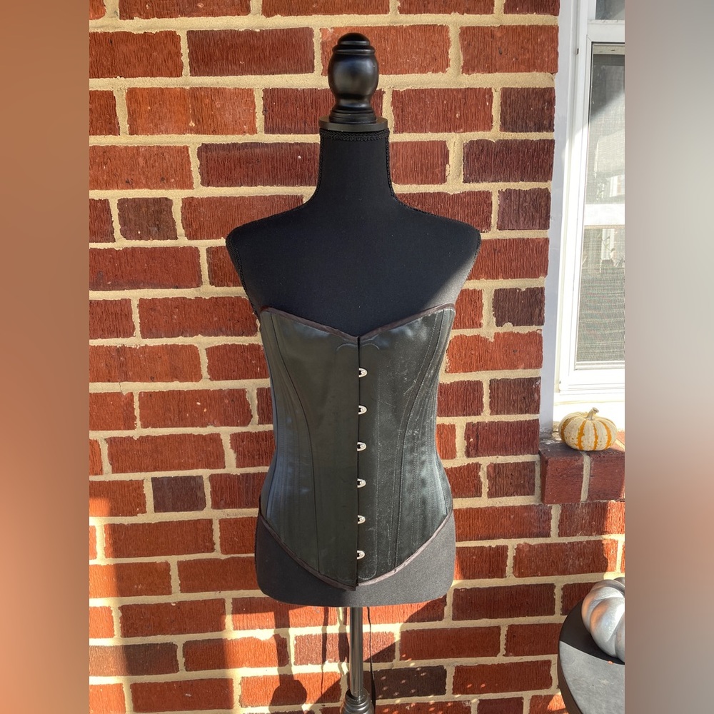 Fallen Angel Satin Steel-boned Corset